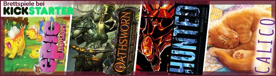 Brettspiele bei Kickstarter Oktober 2019