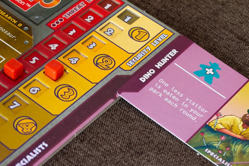 Dinosaur Island Brettspiel Sicherheit