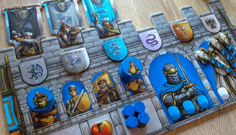 Merlin Brettspiel Spielertableau