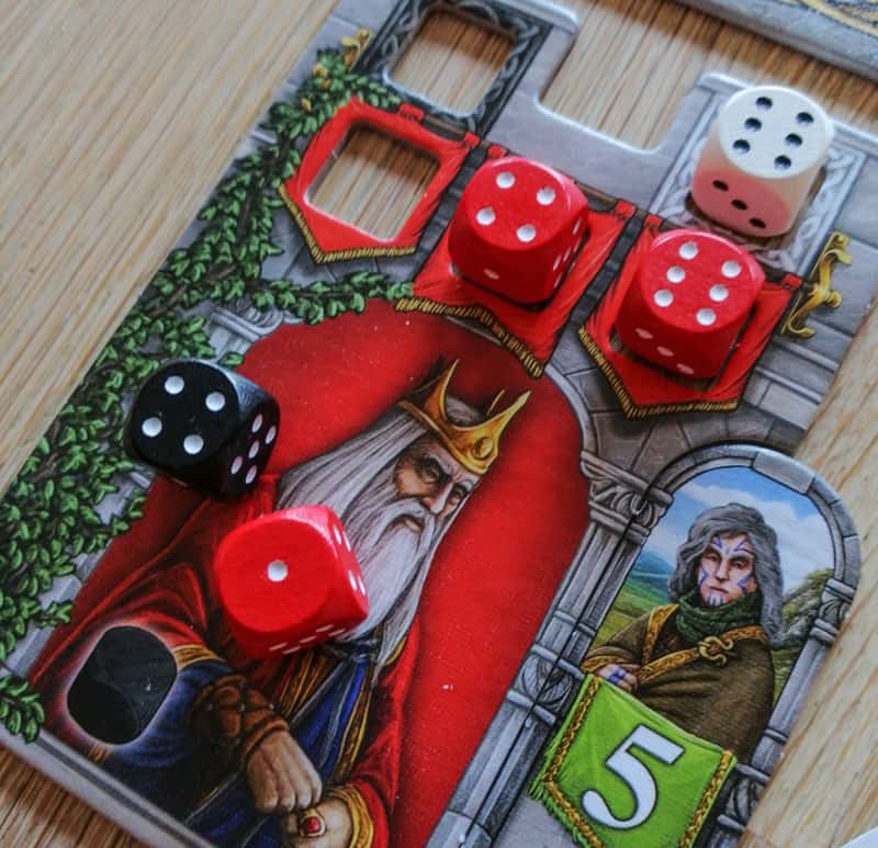 Merlin Brettspiel Arthur Würfel