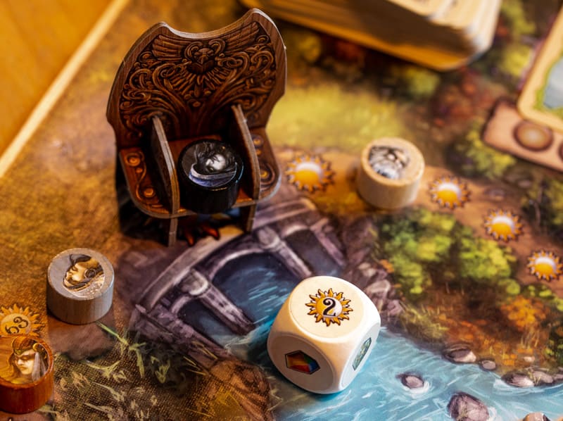 Rune Stones Brettspiel Spieler Würfel