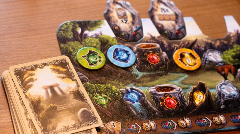 Rune Stones Brettspiel Spieler Tableau