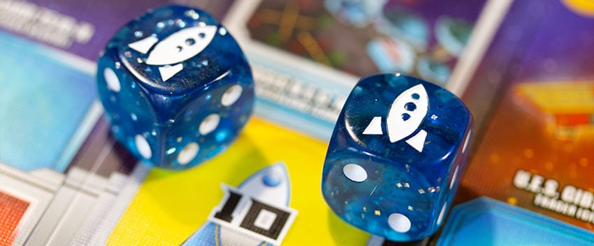 Space Base Board Game Dice