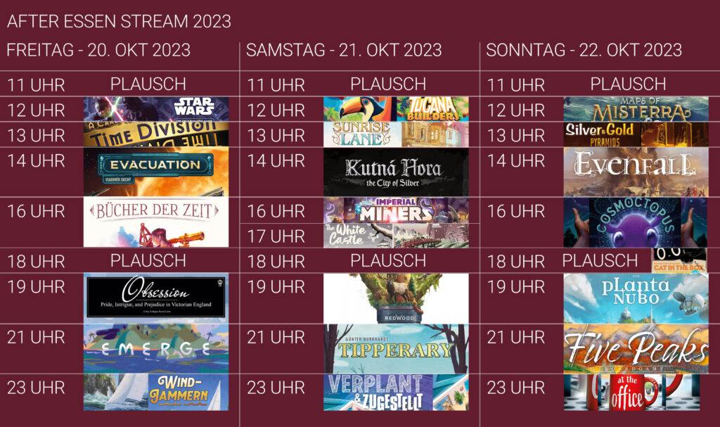 SPIEL 23 Nachlese Streaming Plan