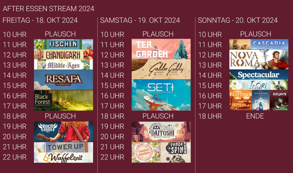 Steaming Pland 2024 - After Essen Stream