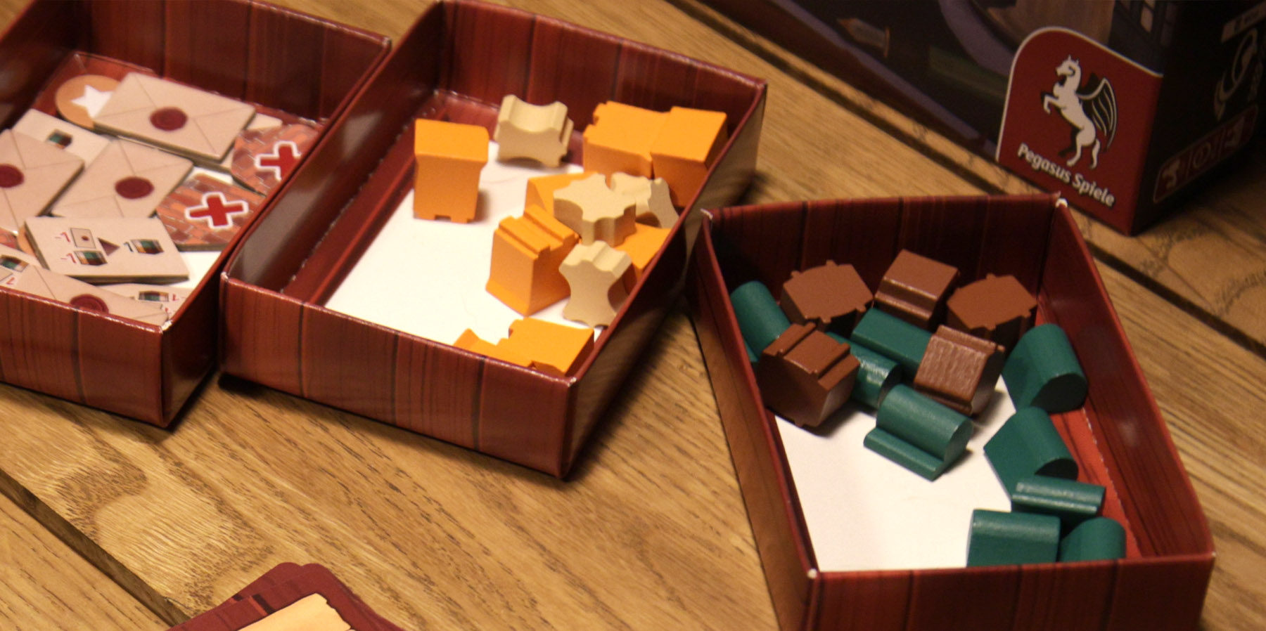 Rival Cities Brettspiel - Boxen