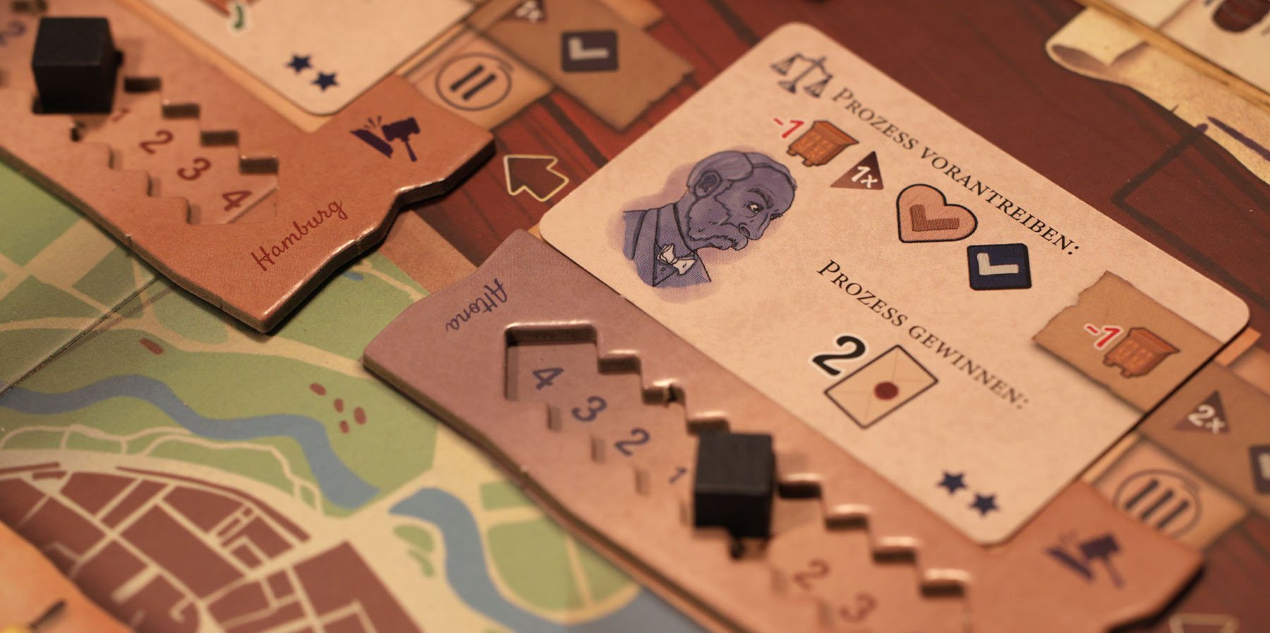 Rival Cities Brettspiel - Prozesse