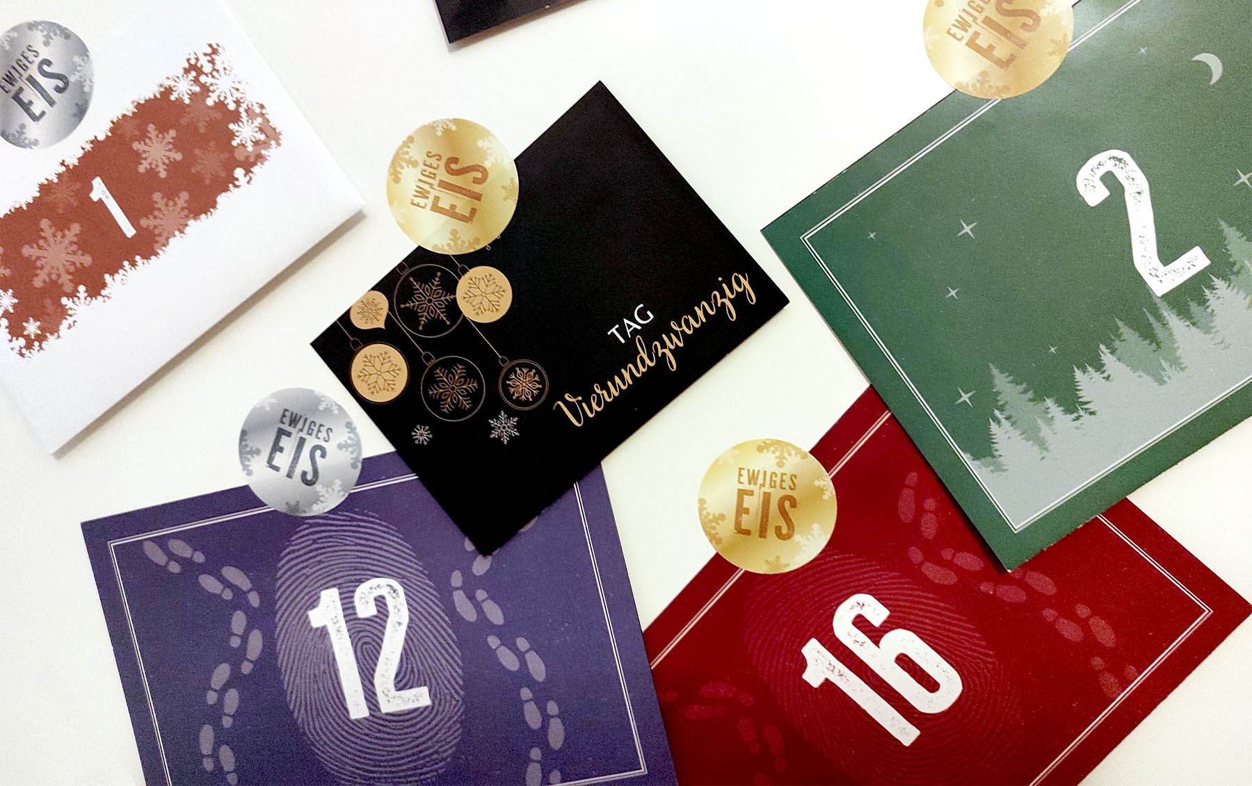 Ewiges Eis - Adventskalender: 24 Umschläge