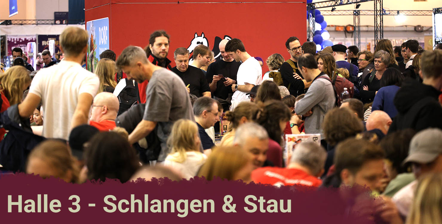 SPIEL 2026 Rückblick - Stau in Halle 3